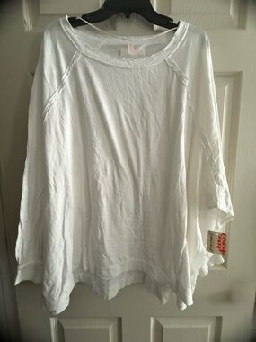 FP Movement by Free People White Long-Sleeve Lightweight Tee